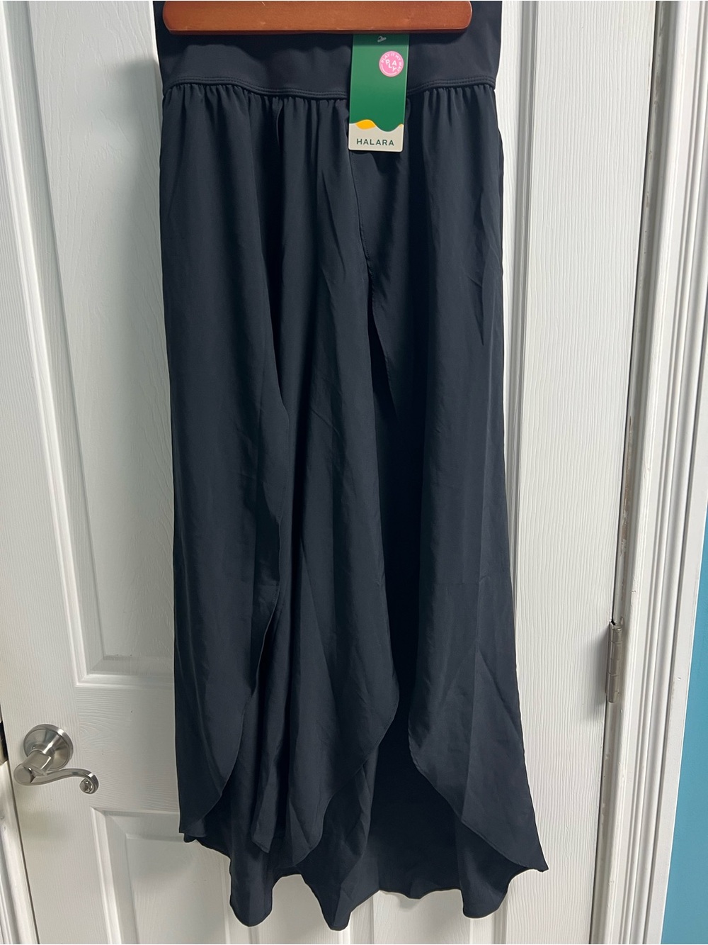 HALARA Black Wide Leg Jumpsuit Pants